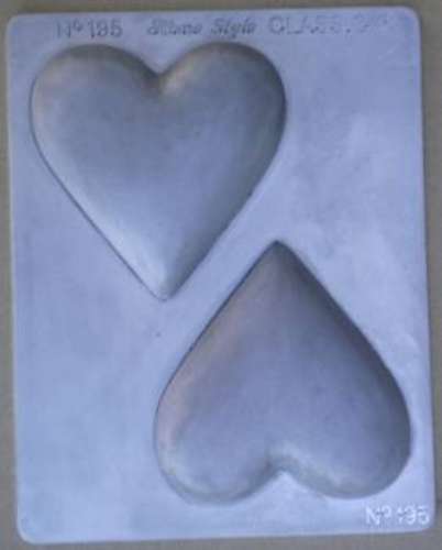 Extra Large Hearts Chocolate Mould - Click Image to Close